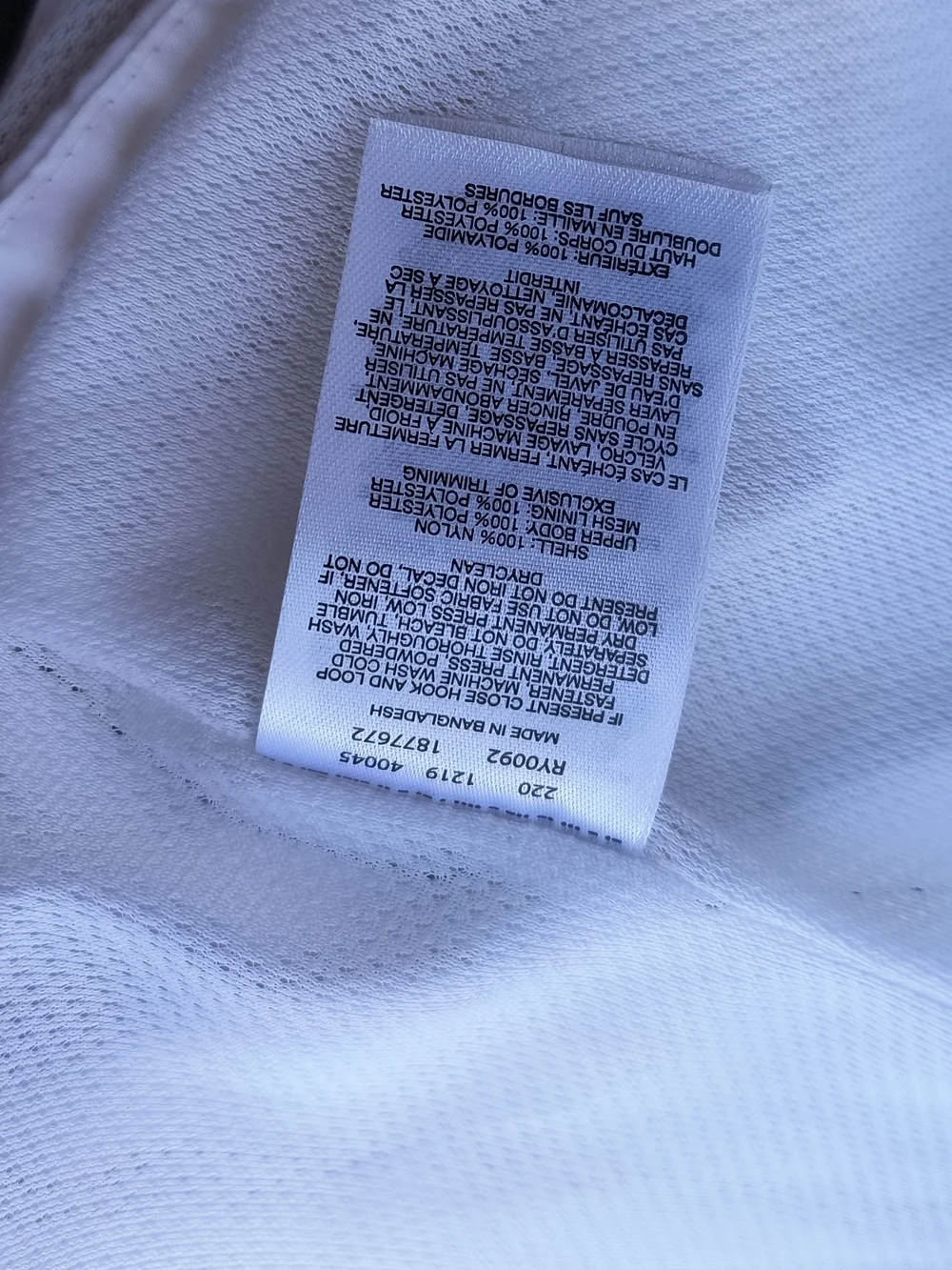 Columbia White and Gray Hooded Athletic Jacket with Blue Trim